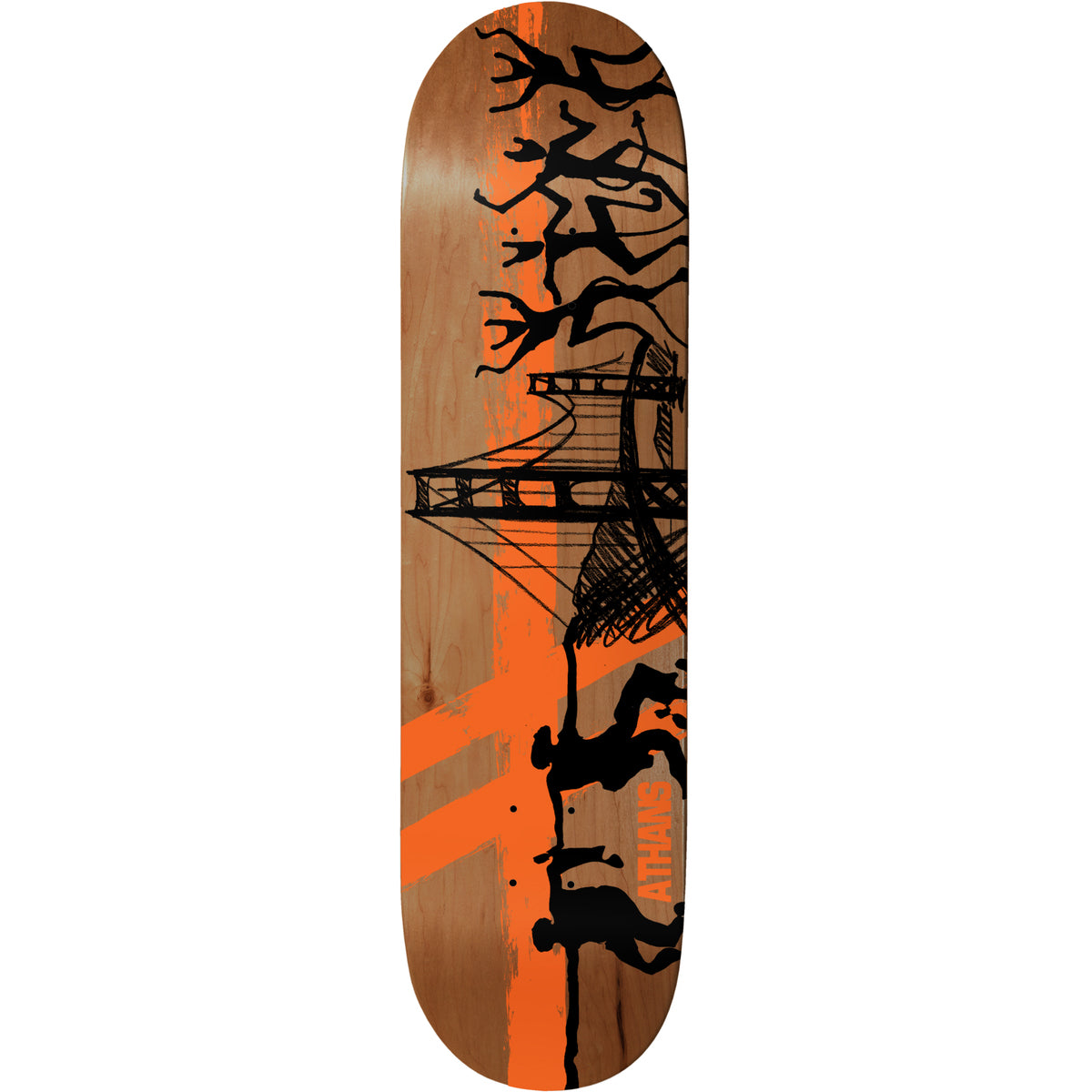 Deathwish Skateboard Deck Chris Athans Dance 8.25" x 31.875"
