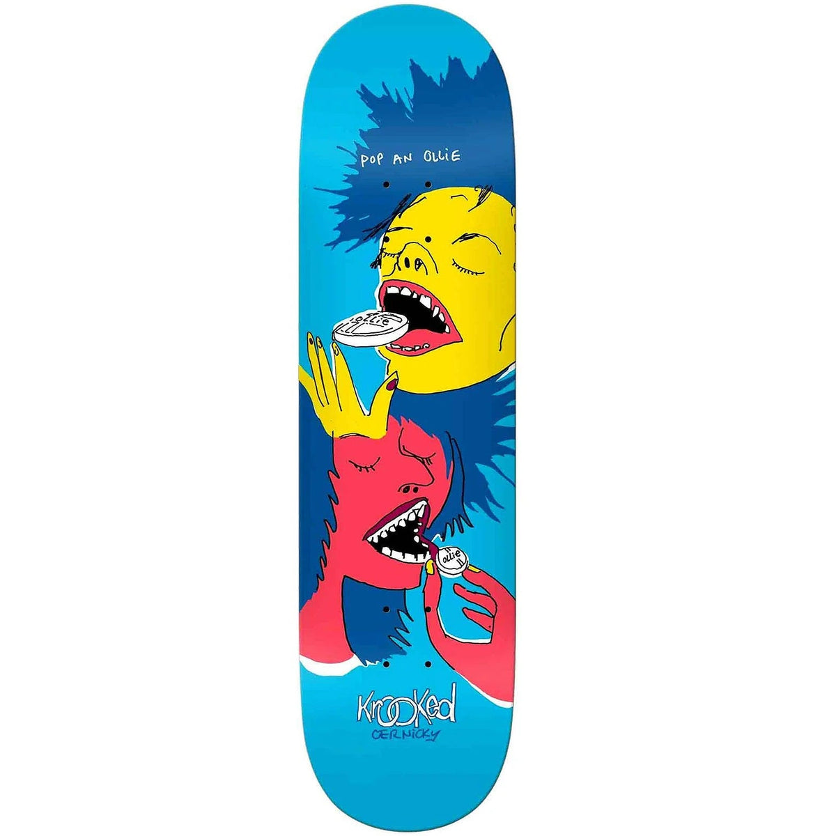 Krooked Cernicky Popped Skateboard Deck - 8.38″