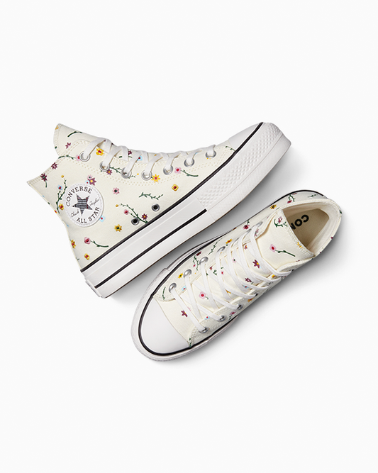 Chuck Taylor All Star Lift Platform Embroidered Blooms
