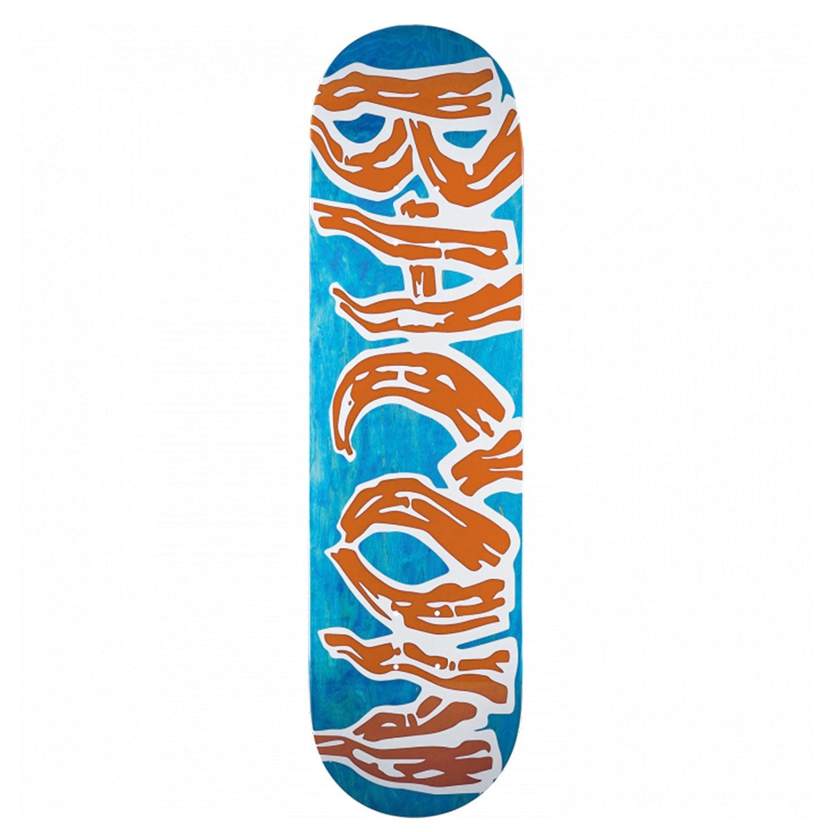 Bacon Skateboard Deck Team Logo Orange 8.25" x 31.88"