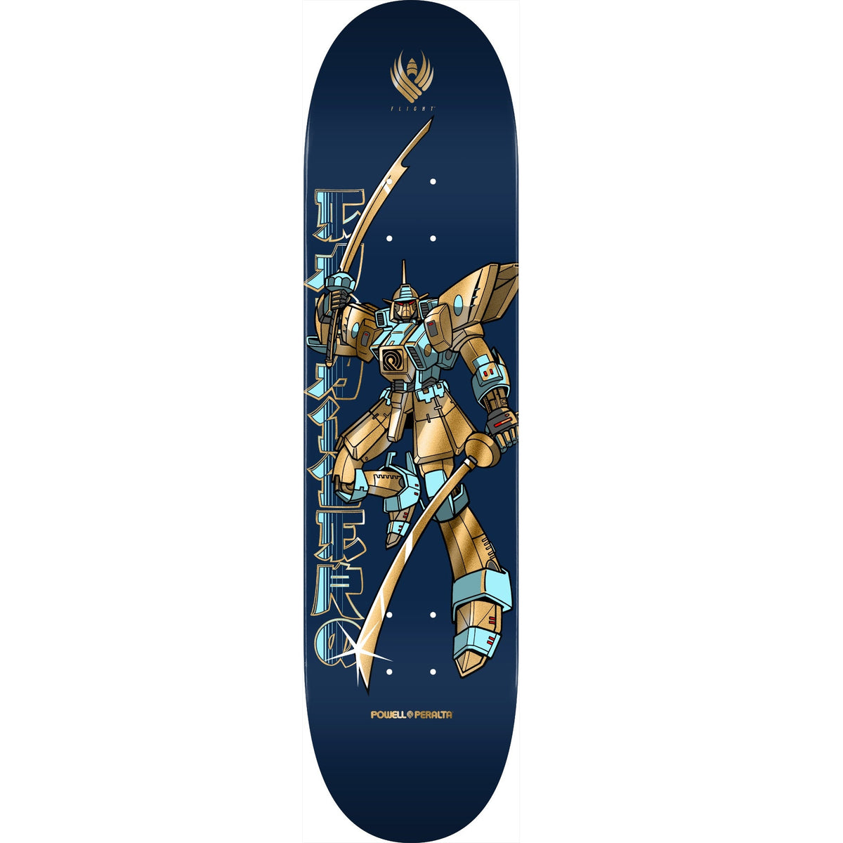 Powell Peralta Steve Caballero Gundam Flight Deck - 8.5″ Blue/Gold Foil