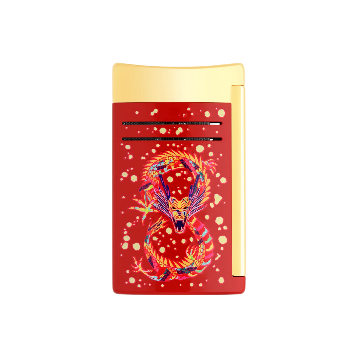 MAXIJET CHROME DRAGON RED LIGHTER/BRIQUET 020176