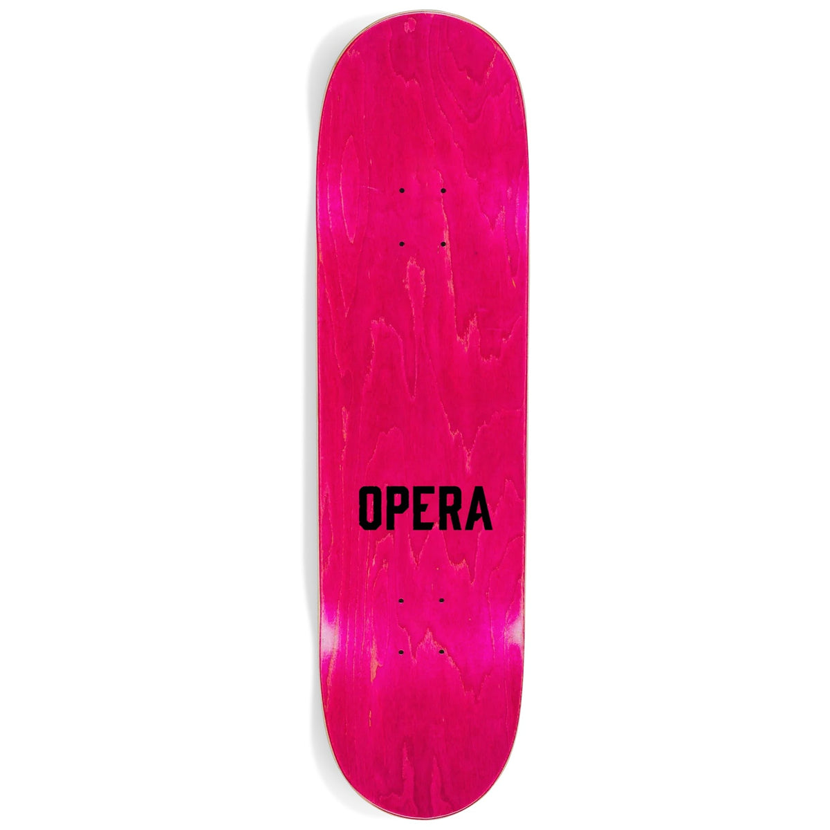 Opera Skateboard Deck Face White 3D Checkers 8.5" x 32"