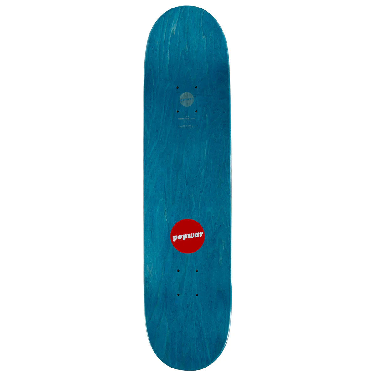 Popwar Heritage Skateboard Deck Chad Tim Tim Psycho 7.625" x 31.5"
