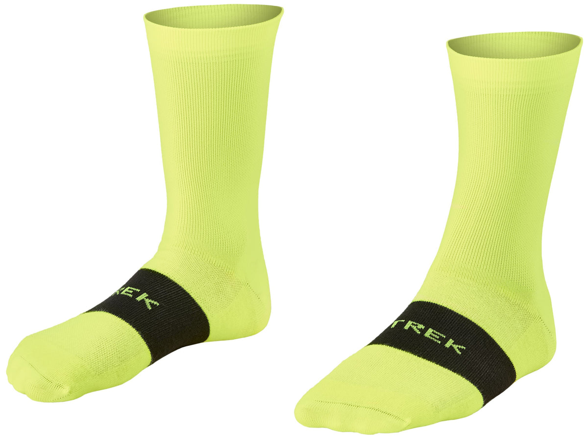 Sock Trek Race Crew Medium (39-41) Radioactive Yellow