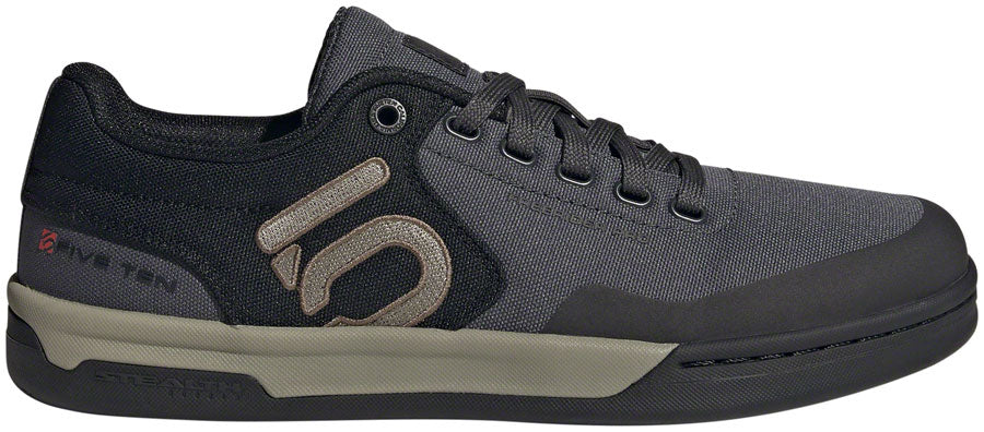 Five Ten Freerider Pro Canvas Flat Shoes - Men's, Gray Six/Silver Pebble/Core Black