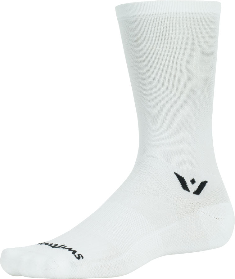Swiftwick Aspire Crew Socks - 7" White X-Large