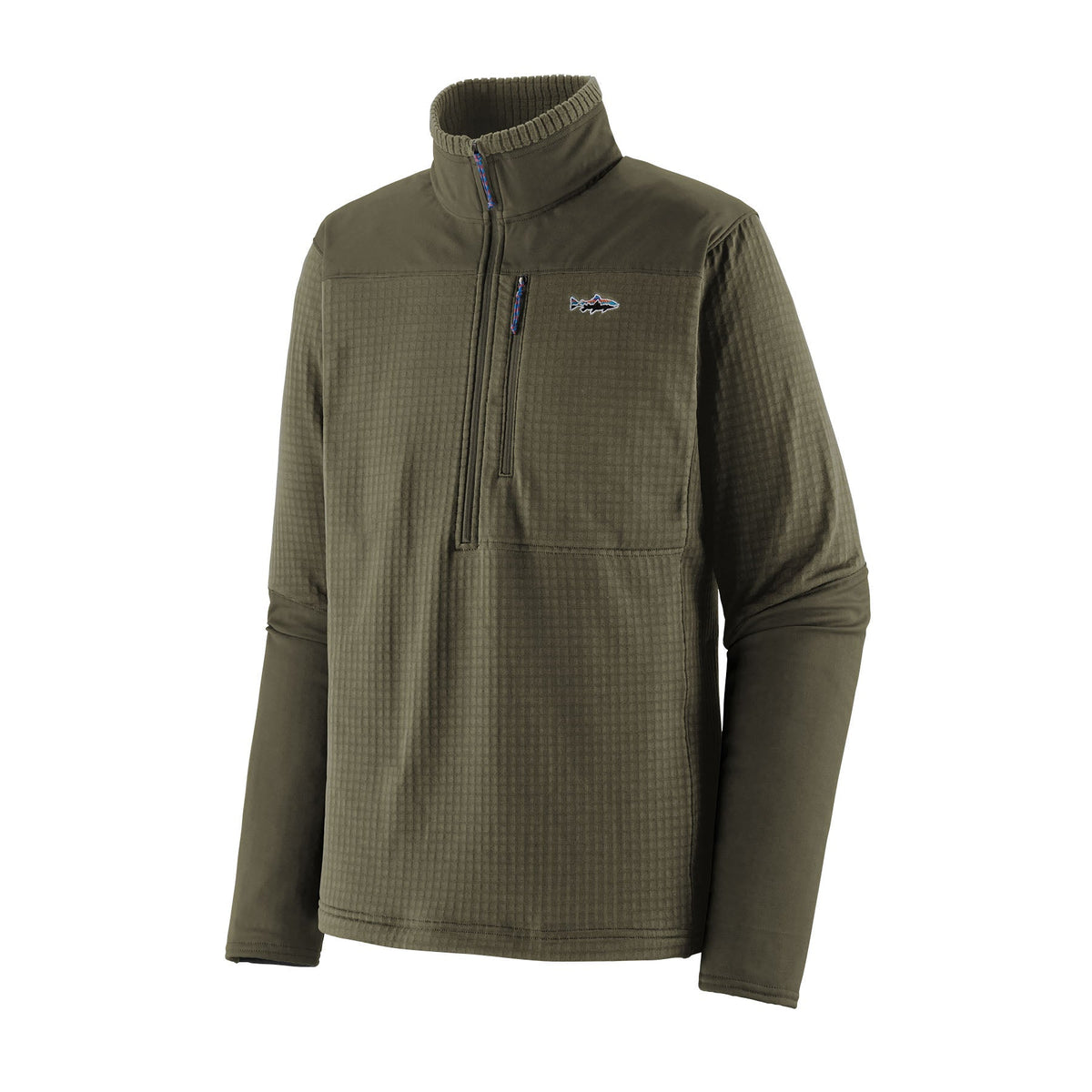 Patagonia M's L/S R1 Fitz Roy 1/4 Zip
