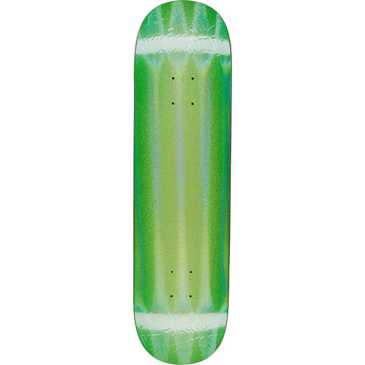 Fucking Awesome Neon Green Stamp Embossed Skateboard Deck 8.44"
