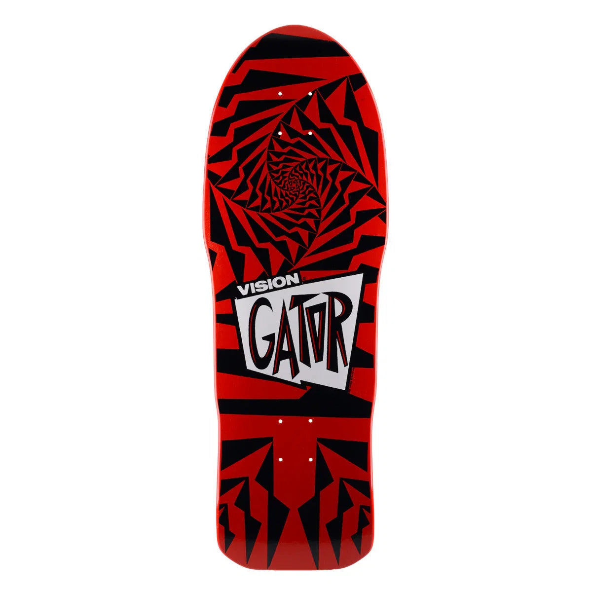 Vision Gator II Skateboard Deck - 10.25″ Red/Black