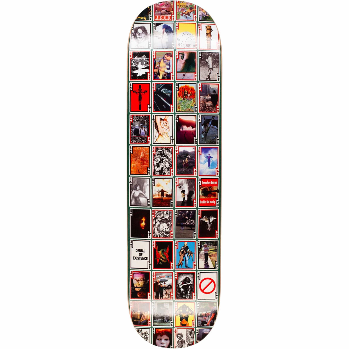 Hockey Playing Cards Skateboard Deck 8"