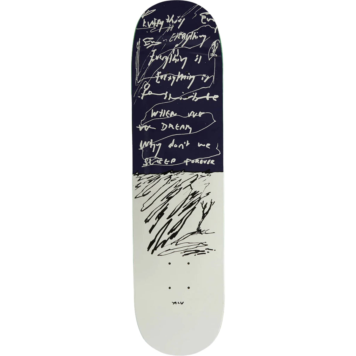 Polar Team Alv Sleep Forever Skateboard Deck 8.625"