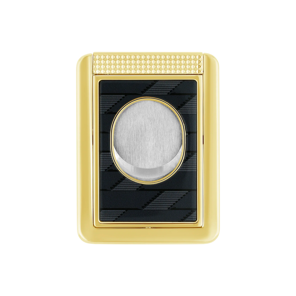 S.T. DUPONT Monogram 1872 Black Cigar Cutter Stand/Coupe Cigar 003479
