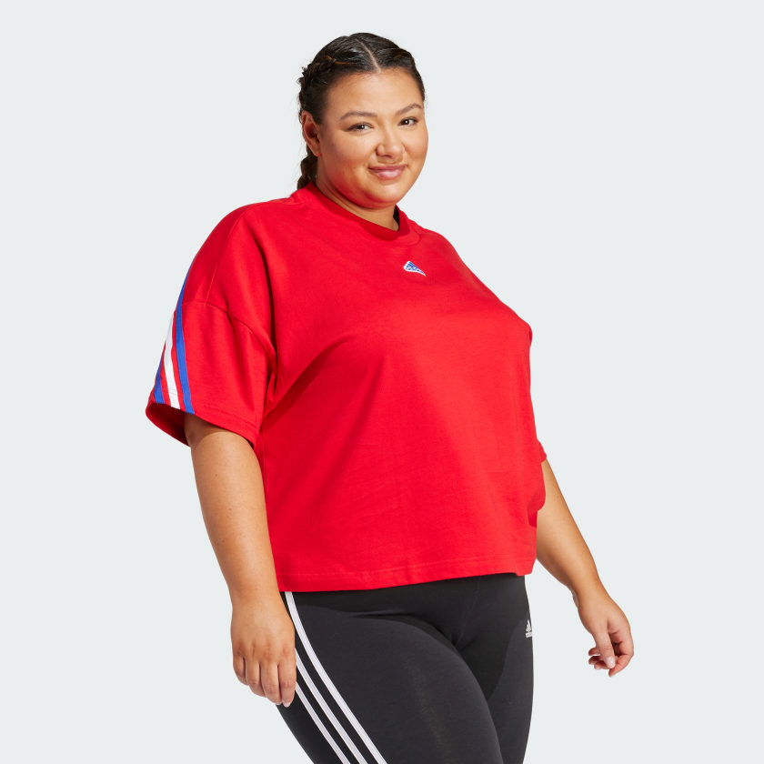 Women's adidas Future Icons 3-Stripes Tee (Plus Size)