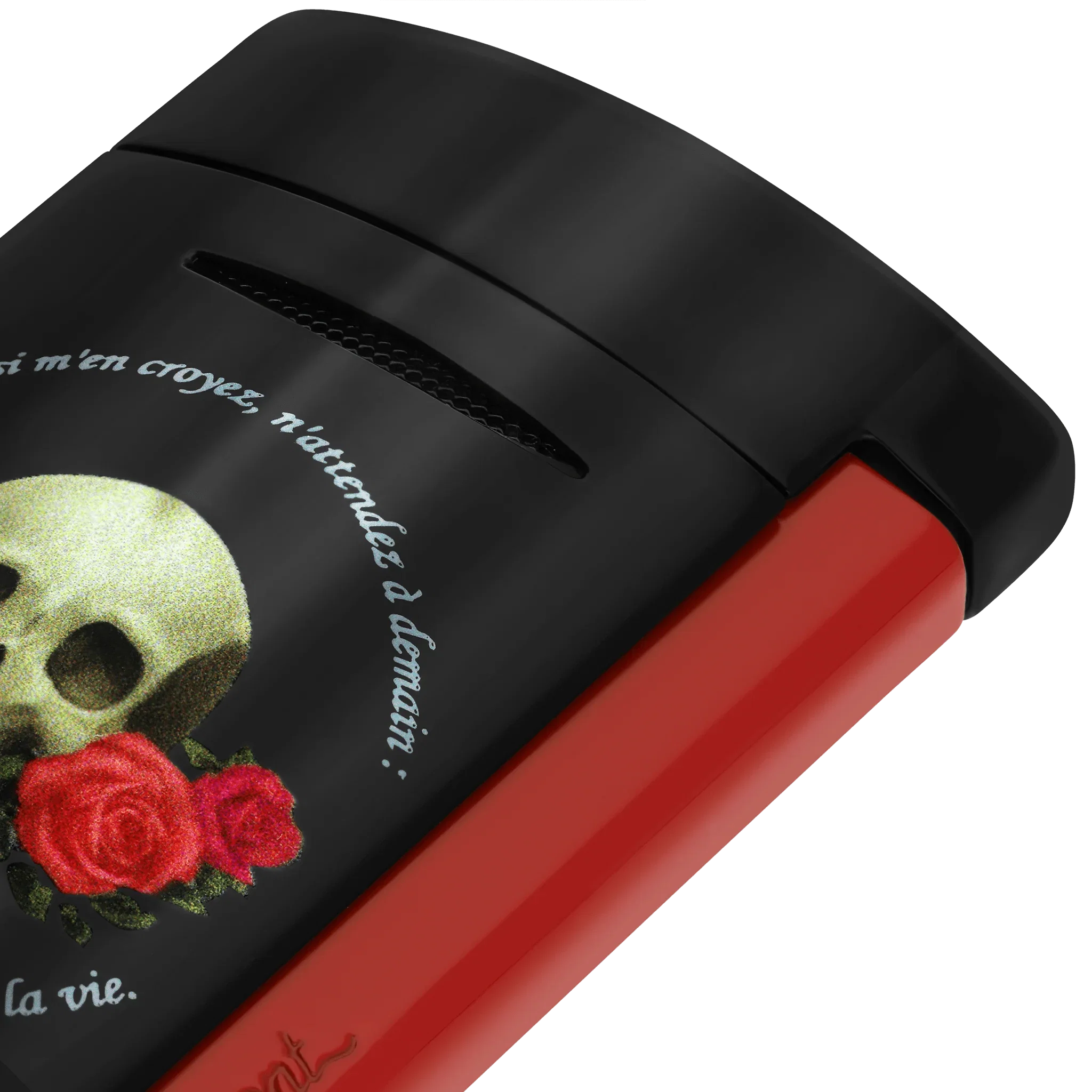 S.T. DUPONT Minijet Memento Mori Black Lighter/Briquet 010894