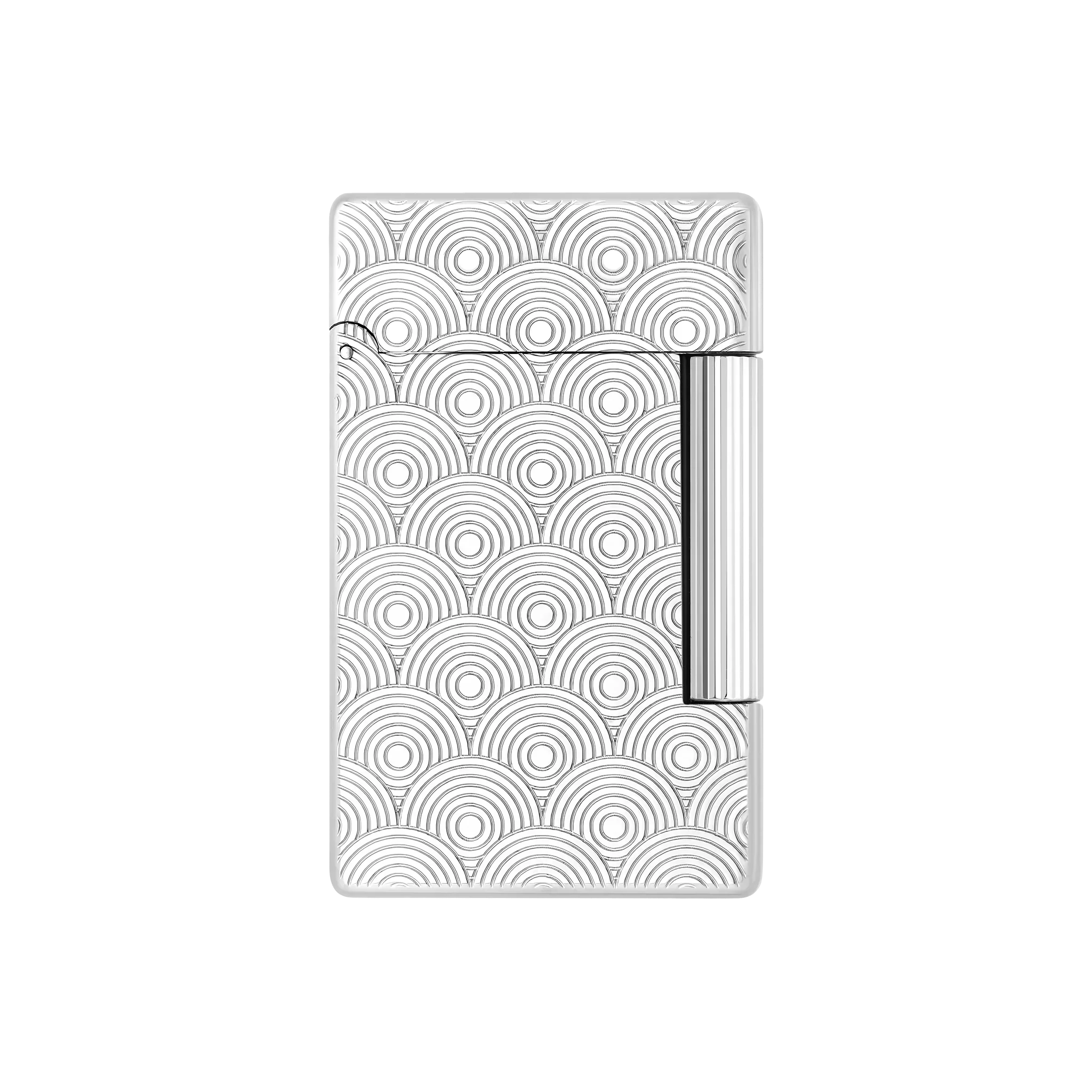 S.T. DUPONT Initial Cinetique Guilloche Palladium Lighter/Briquet 020844