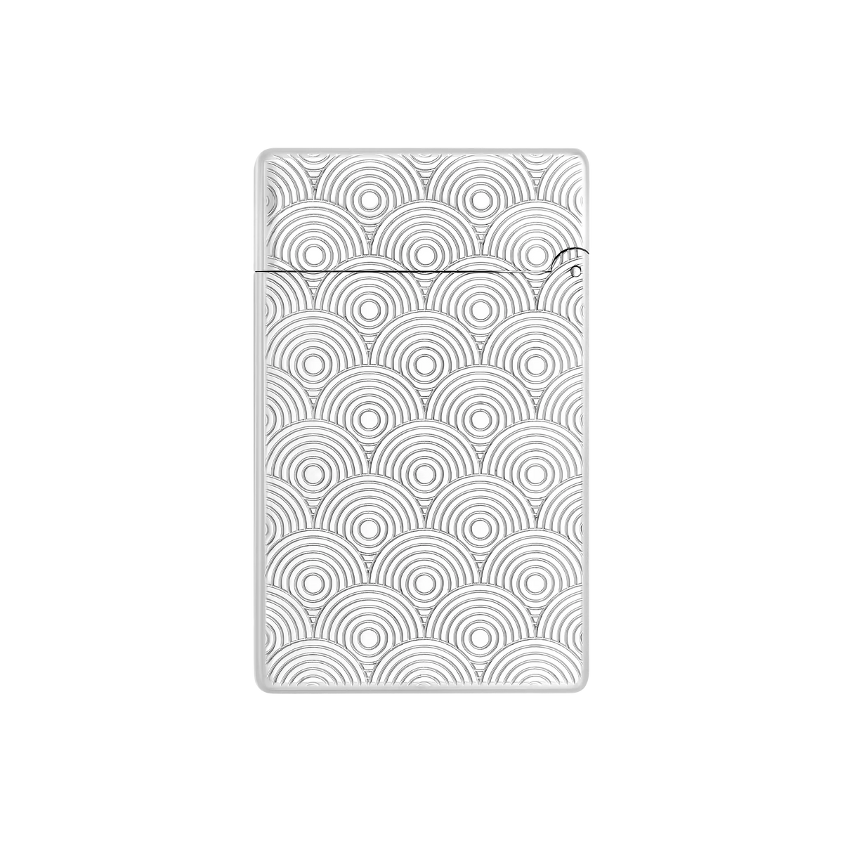 S.T. DUPONT Initial Cinetique Guilloche Palladium Lighter/Briquet 020844