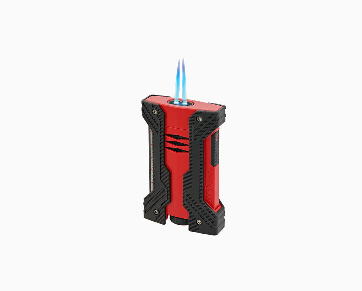 Défi XXtrême Mat Black and Red Lighter/Briquet 021601