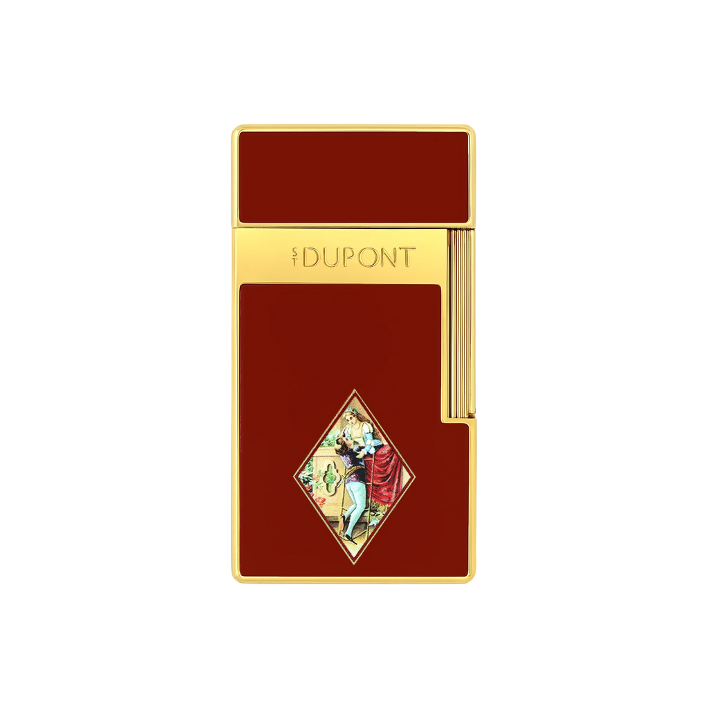 S.T. Dupont Biggy Burgundy Lacquered Romeo y Julieta Lighter/Briquet 025050