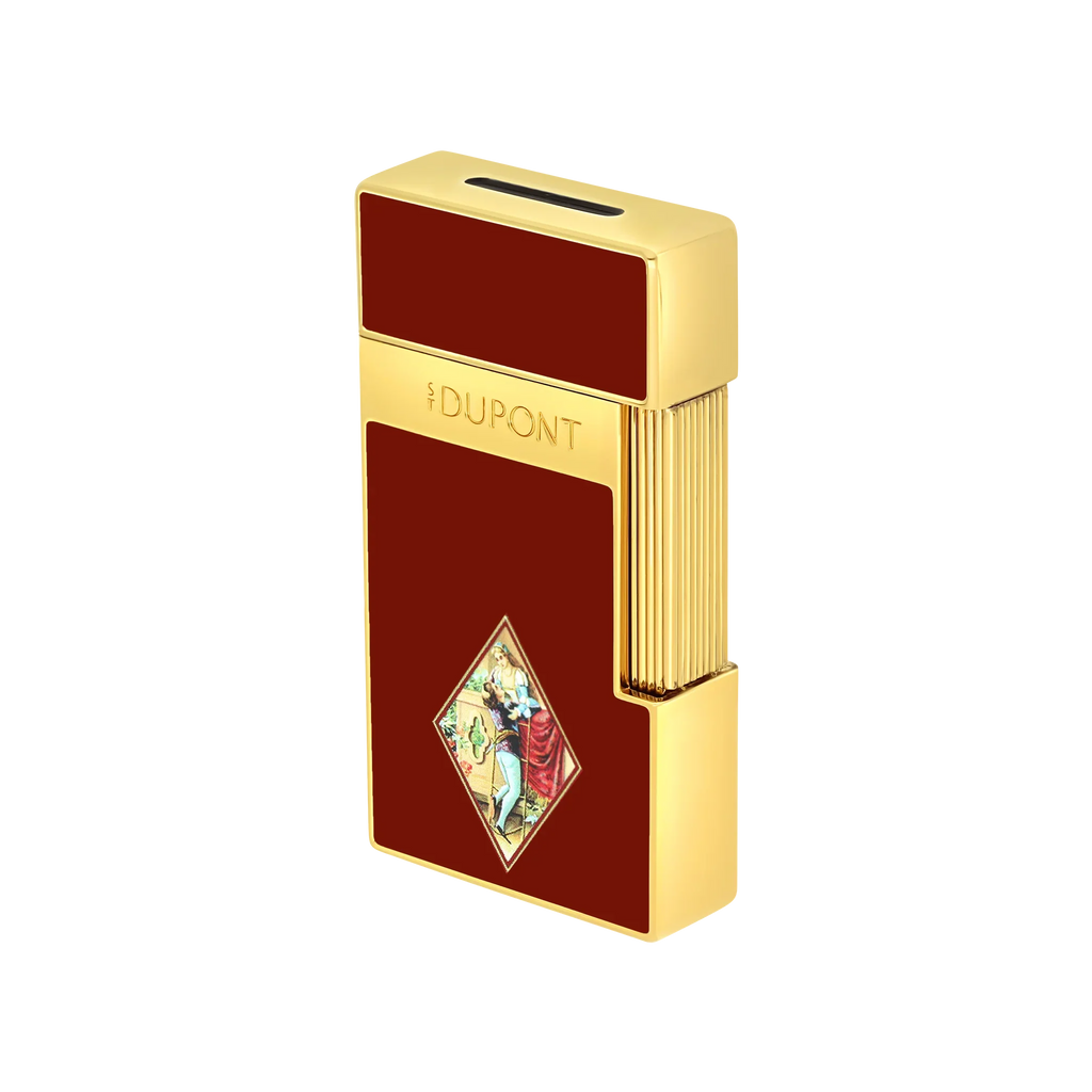 S.T. Dupont Biggy Burgundy Lacquered Romeo y Julieta Lighter/Briquet 025050