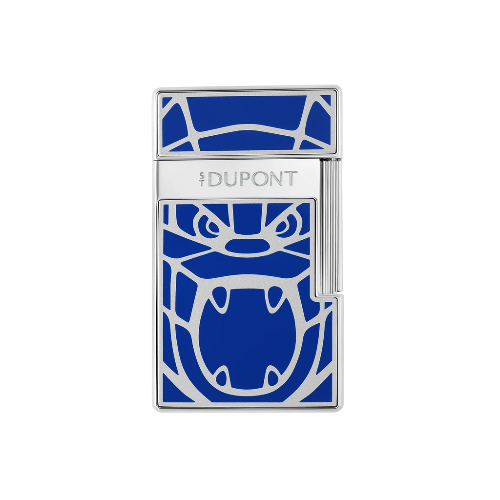 S.T. Dupont Biggy Orlinski Lacquered Blue Lighter/Briquet 025064