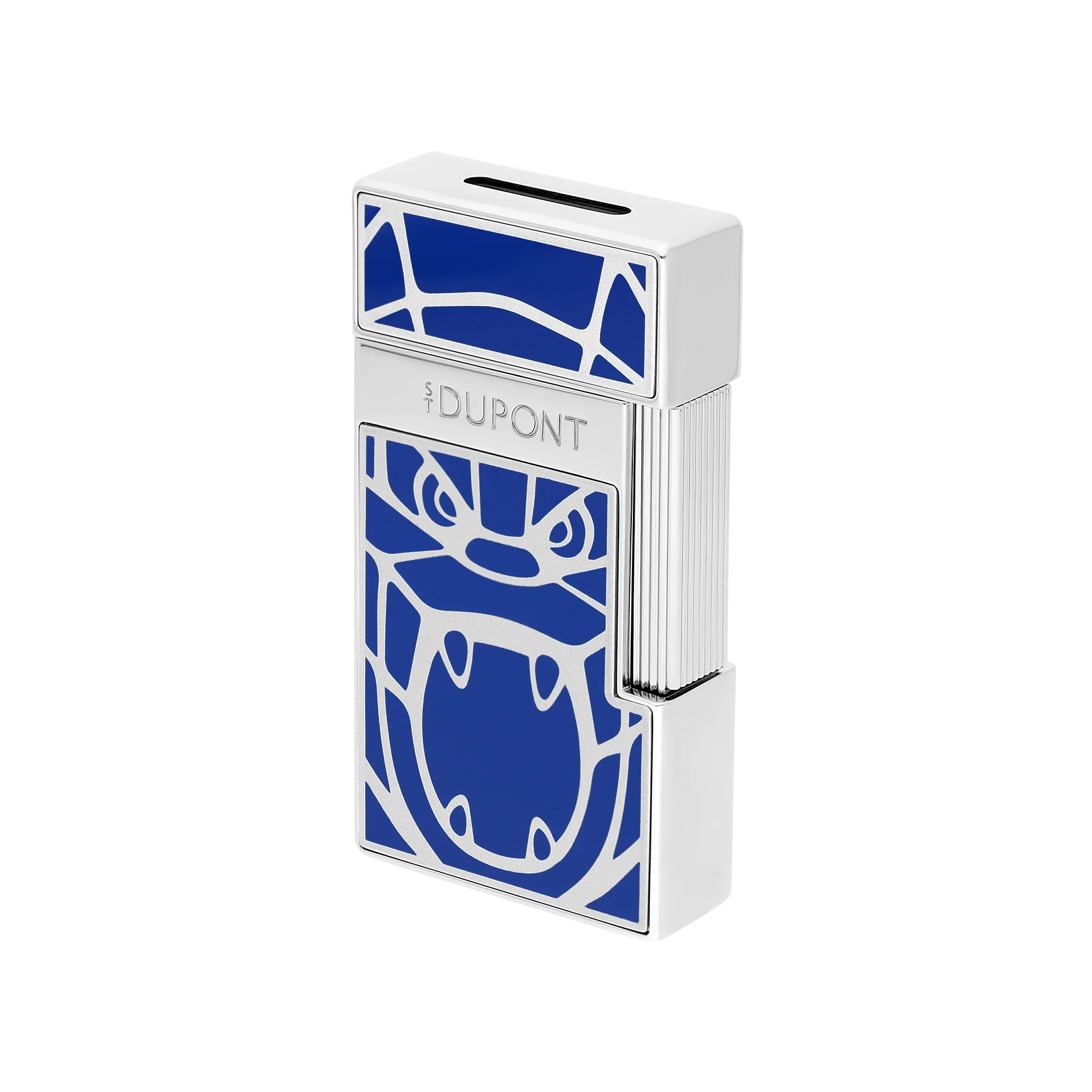 S.T. Dupont Biggy Orlinski Lacquered Blue Lighter/Briquet 025064