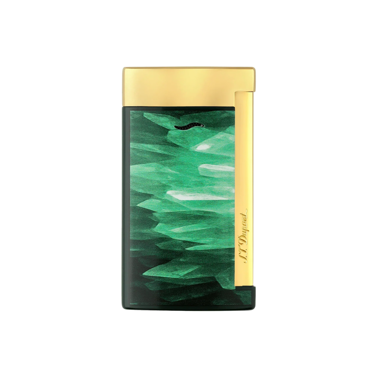 S.T. Dupont Slim 7 Géode Green Lacquered Lighter/Briquet 027036