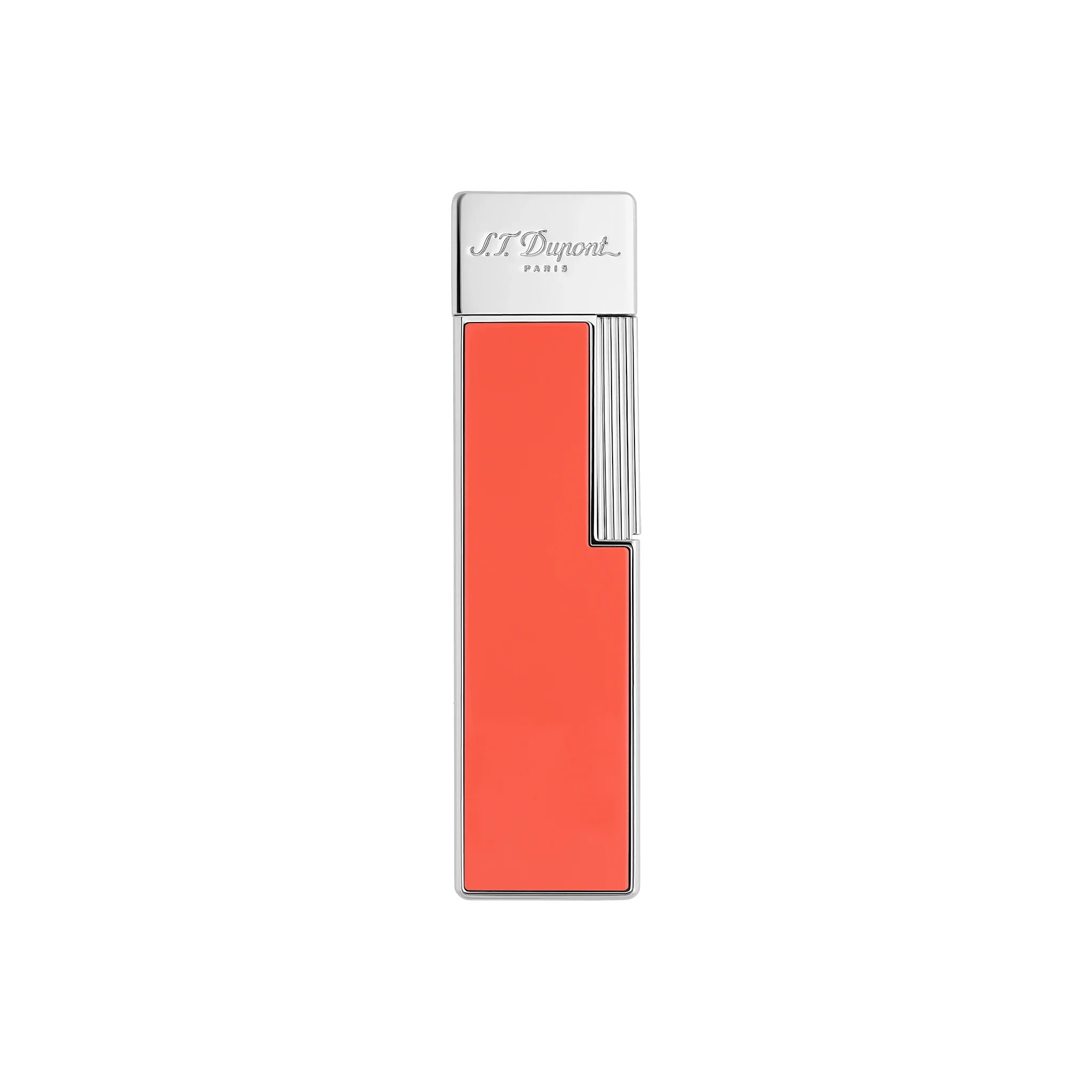 S.T. DUPONT Twiggy Chrome Coral Lighter/Briquet 030011