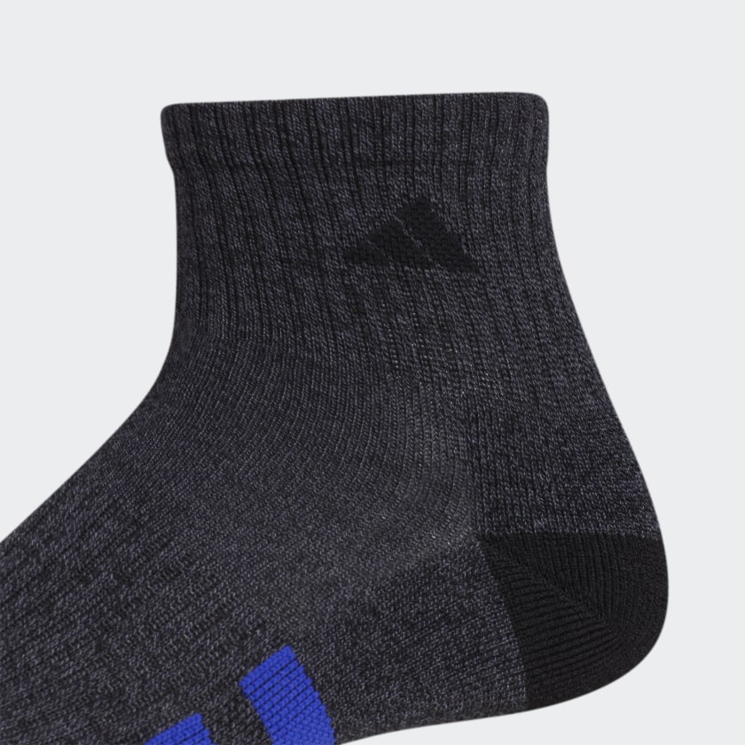 Cushioned Color Quarter Socks 3 Pairs