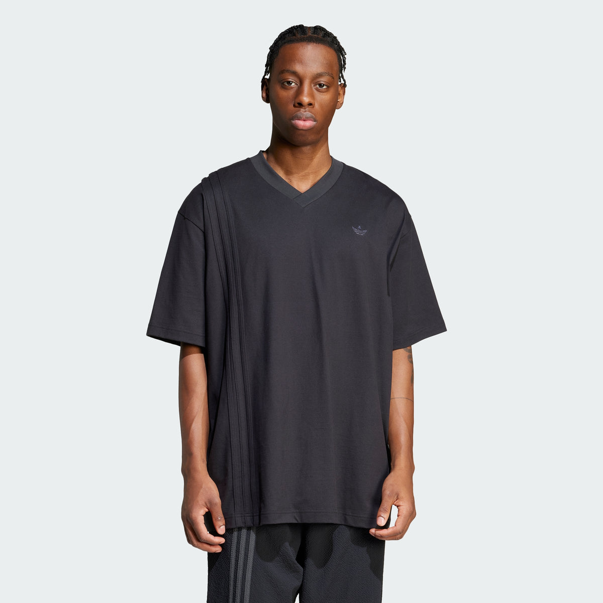 Men's adidas Front 3-Stripes Tee