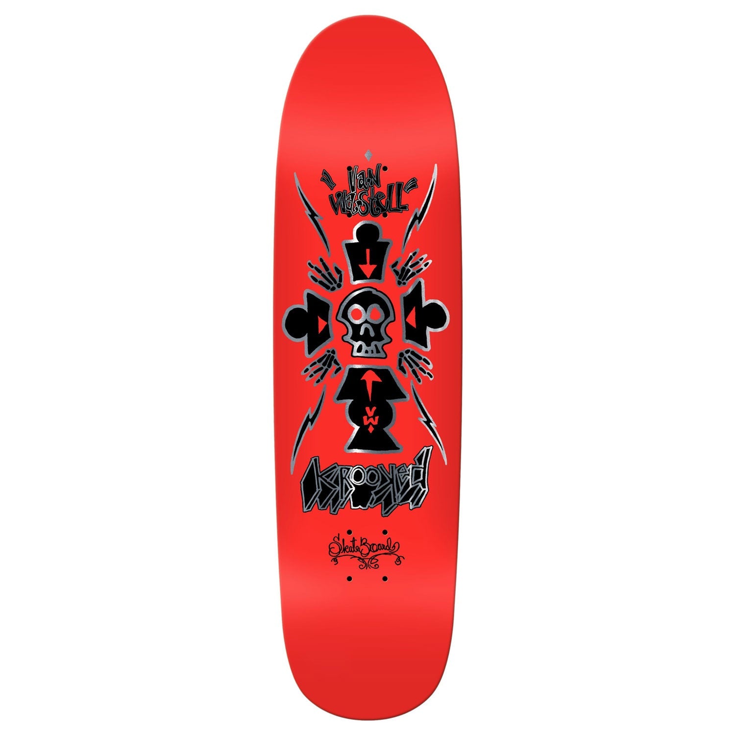 Krooked Skateboard Deck Wastell Redux 8.6" x 31.8"