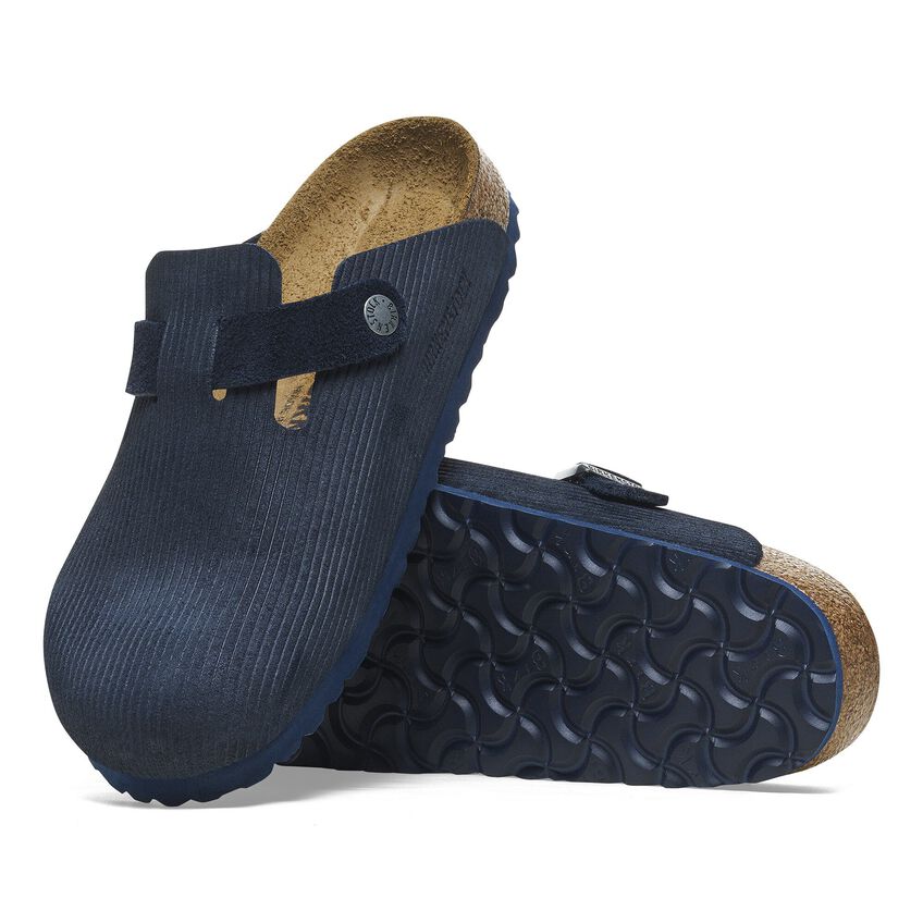 Men's Boston Suede Embossed Corduroy Midnight Regular/Wide