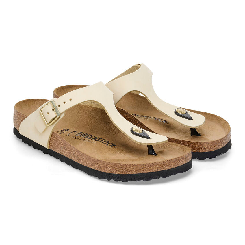 Women's Gizeh Nubuck Leather Ecru Regular/Wide
