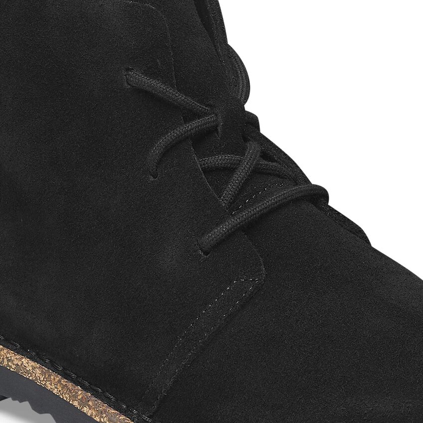 Men's Uppsala Mid Suede Leather Black Regular/Wide