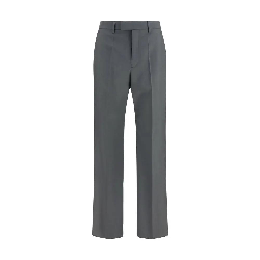 Valentino Garavani Gray Wool Oves Aries Dress Pants