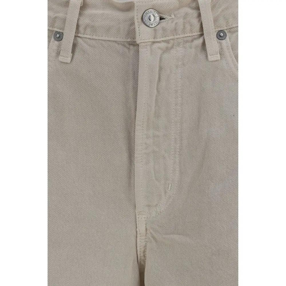 Citizens of Humanity Beige Cotton Jeans Denim