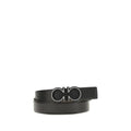 Ferragamo Blue Calf Leather Bos Taurus Regular Belt