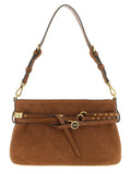 PINKO Brown Lamb Leather Shoulder Bag