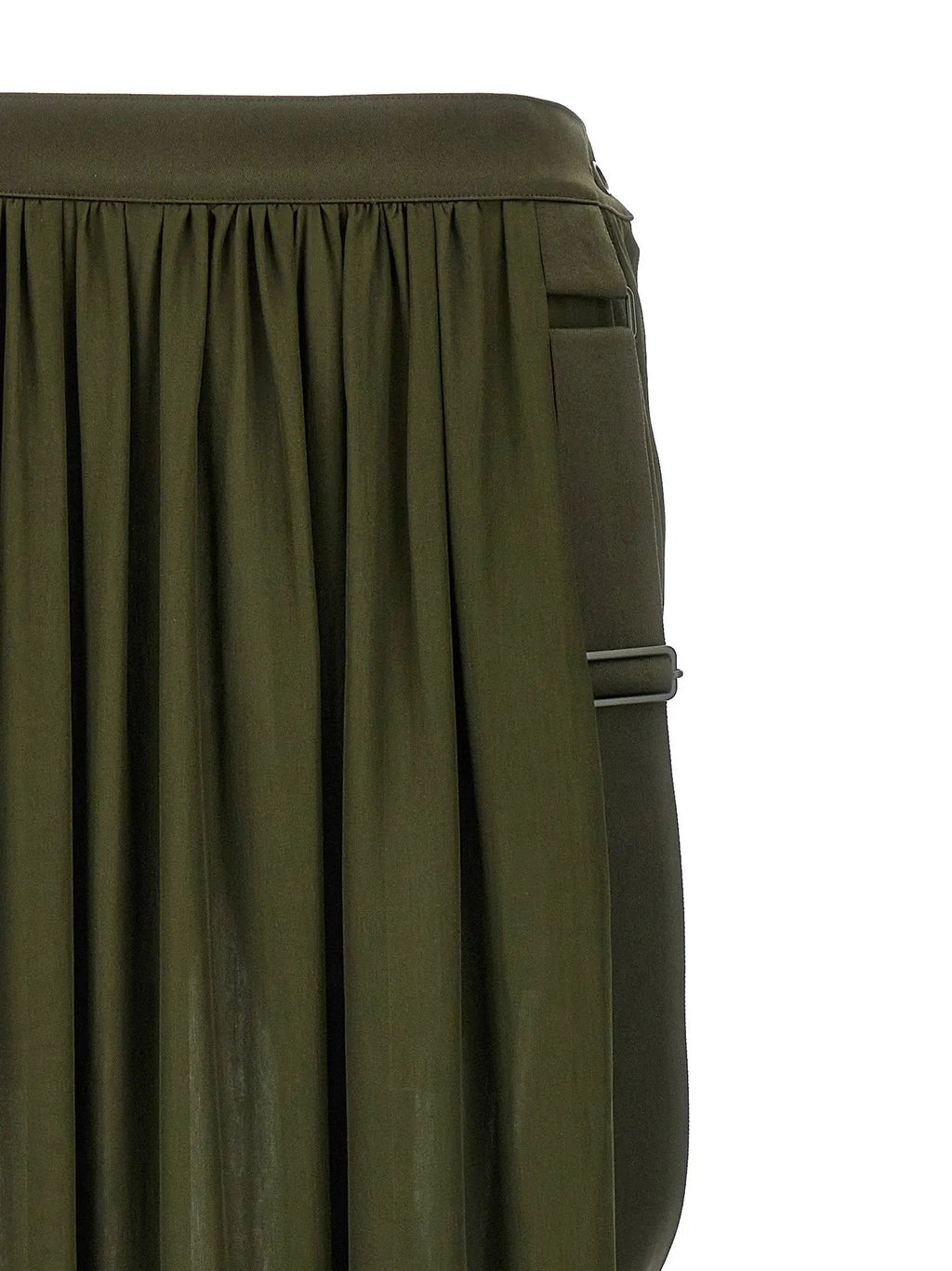 Max Mara Bicolor Silk Mini Skirt