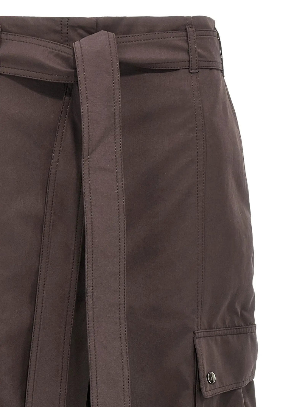The Andamane Brown Polyester Cargo Pants