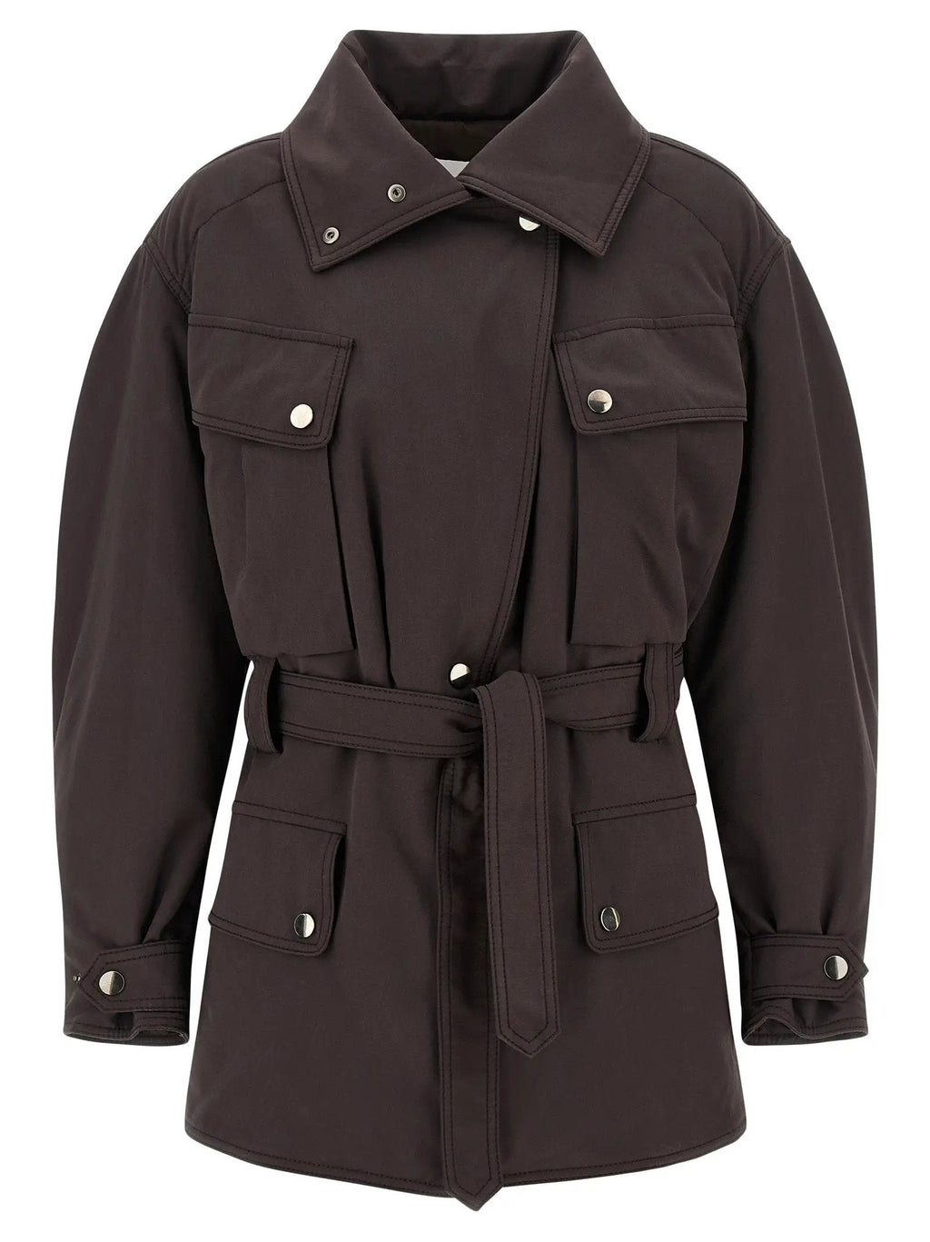 The Andamane Brown Polyester Parka
