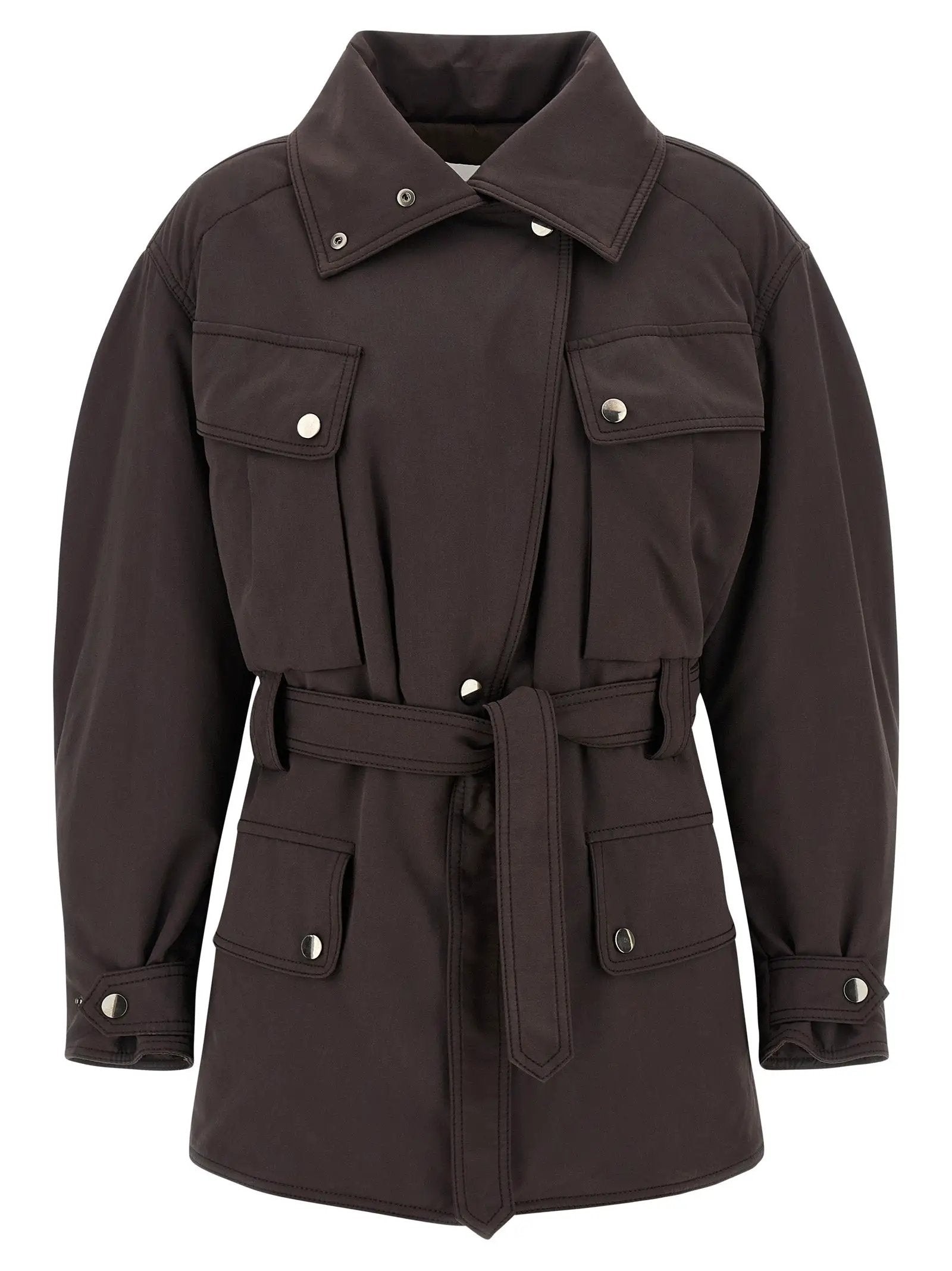 The Andamane Brown Polyester Parka