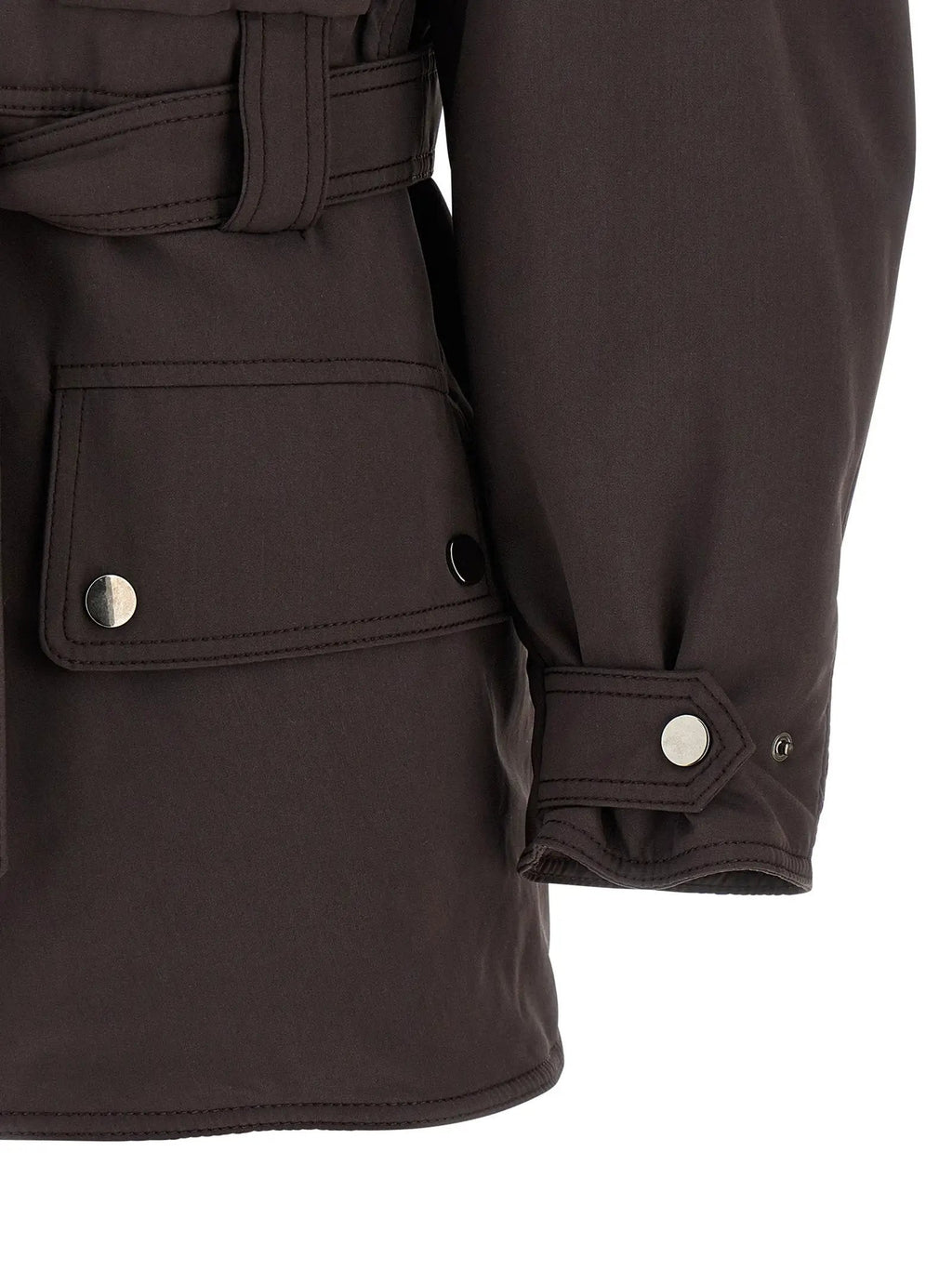 The Andamane Brown Polyester Parka