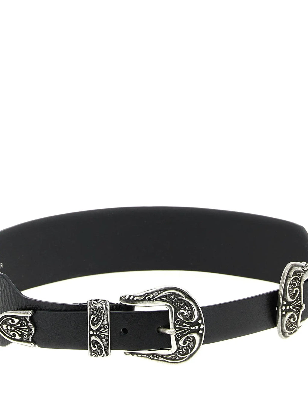 Golden Goose Black Cowhide Regular Belt