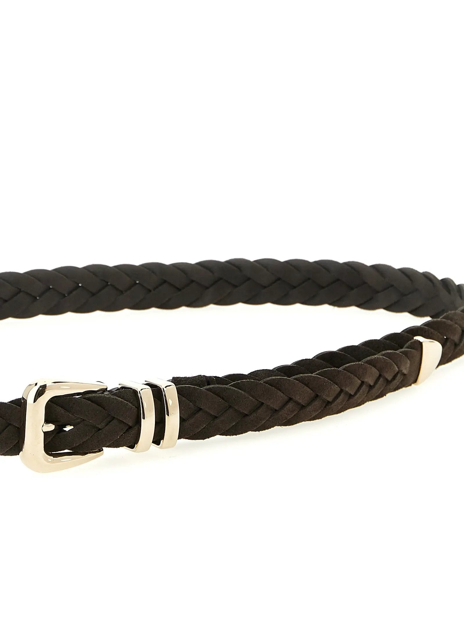 Brunello Cucinelli Brown Bull Skin Belt