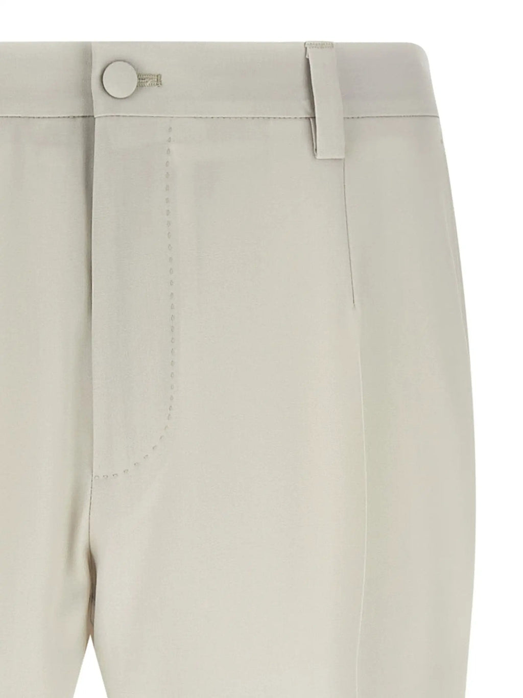 Dolce & Gabbana Beige Virgin Wool Dress Pants