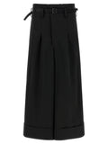 Junya Watanabe Black Acetate Flared Pants