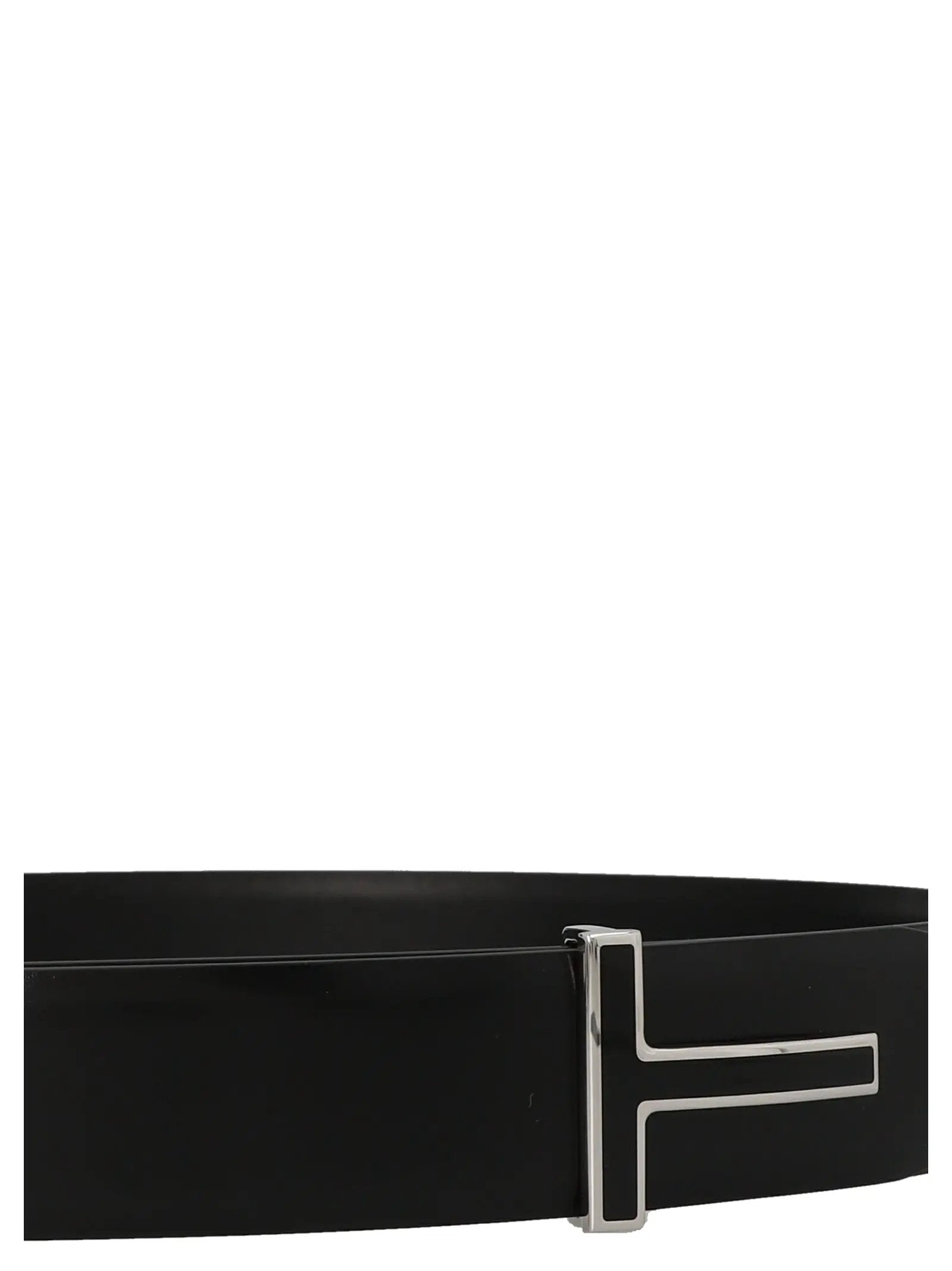 Tom Ford Black Calfskin Regular Belt