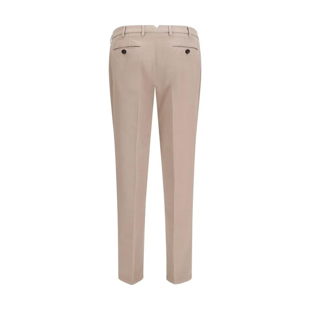 Brunello Cucinelli Beige Cotton Casual Pants