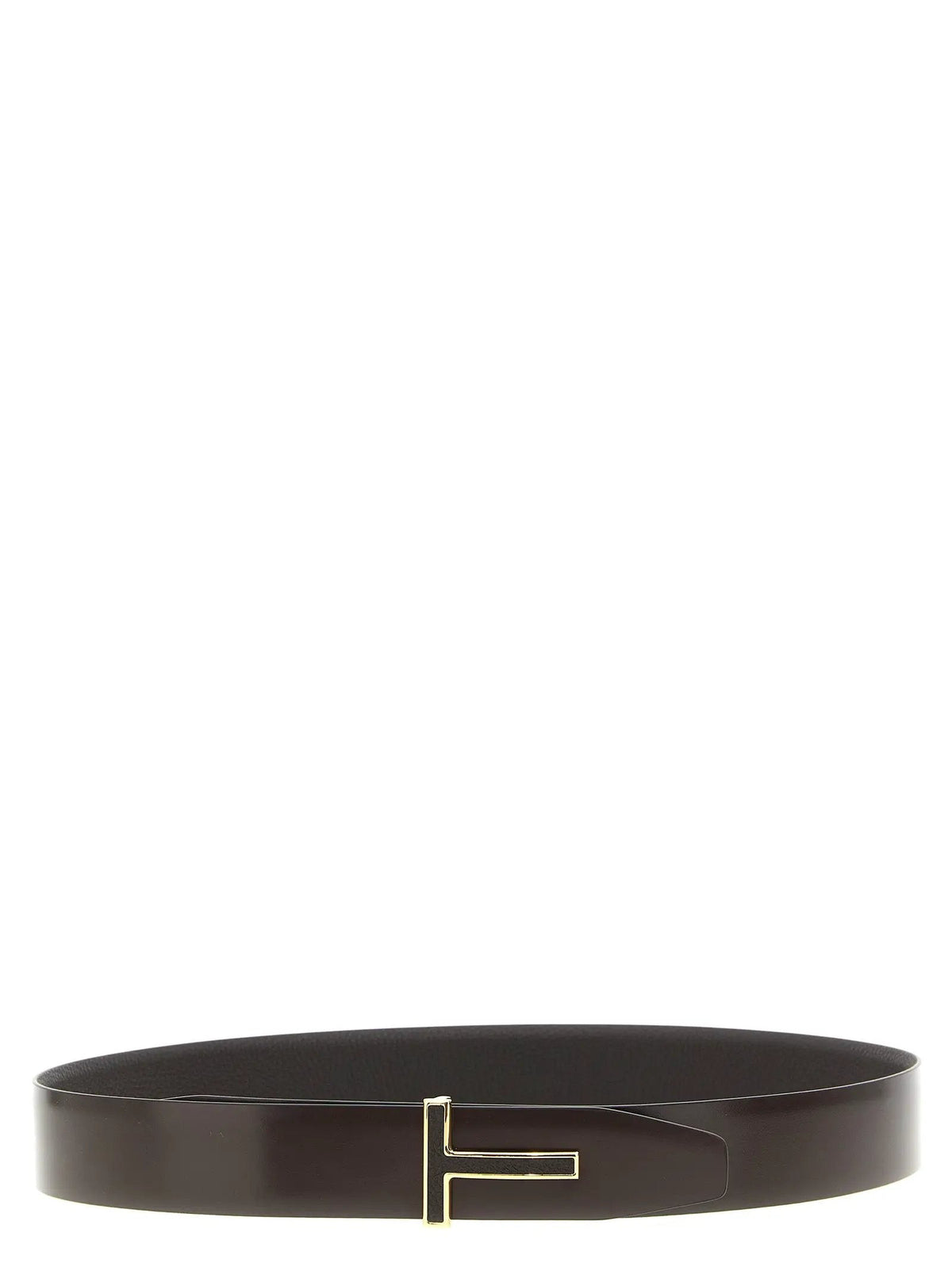 Tom Ford Brown Calfskin Belt